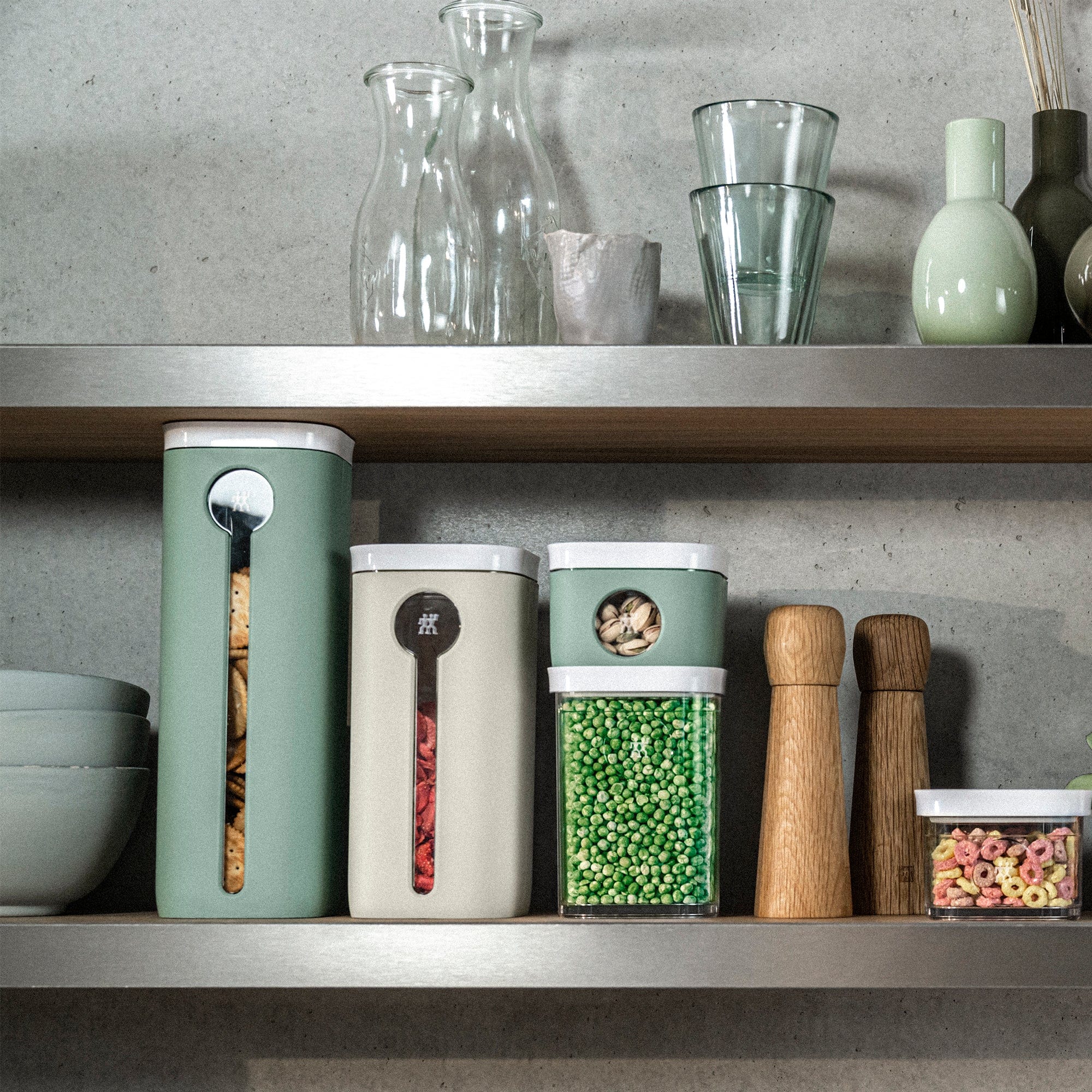 Zwilling Fresh & Save Cube Color Sleeve, Small Tall Cube, 3S, Sage - Image 3