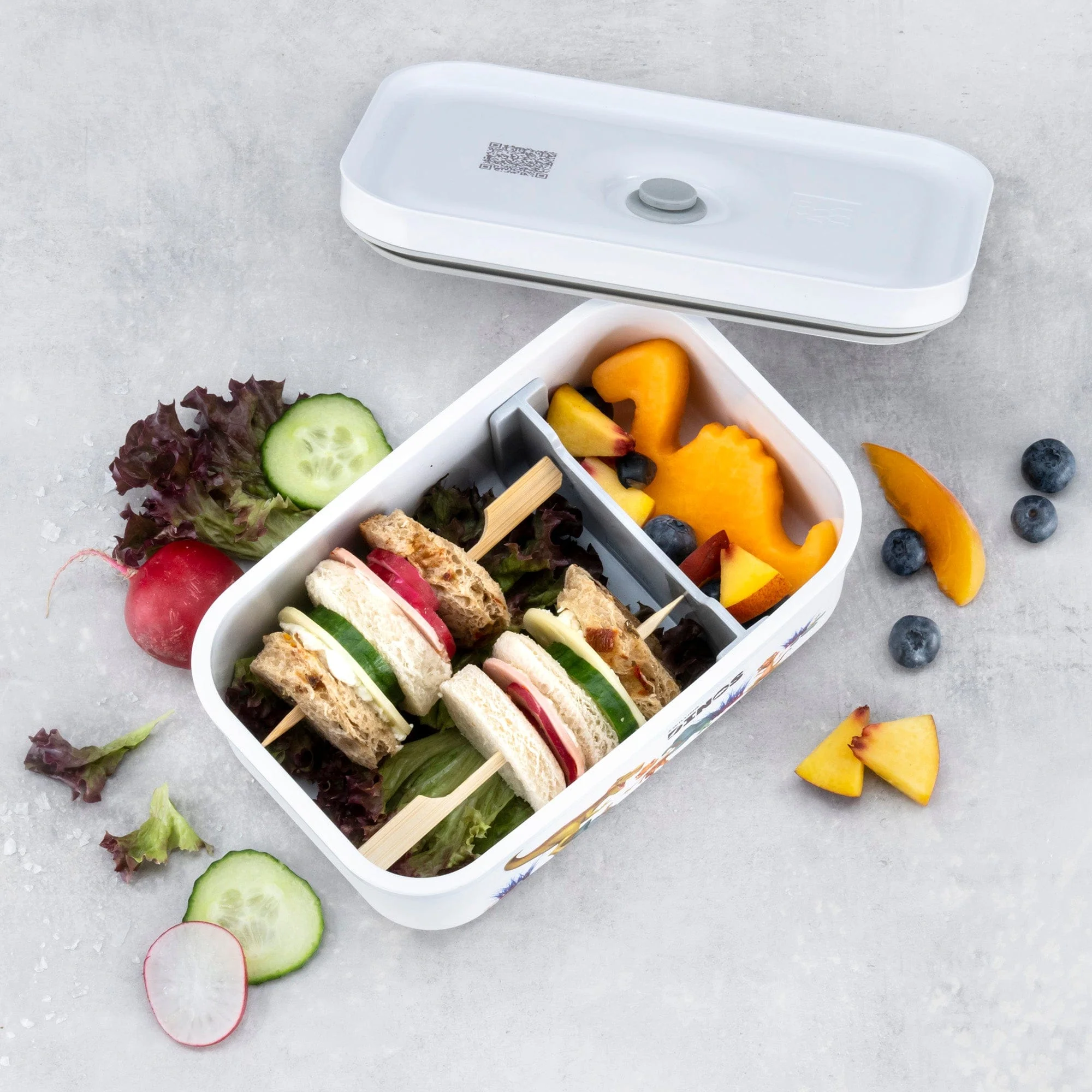 Zwilling Fresh & Save Dinos Plastic Lunch Box, Airtight Food Storage Container, Meal Prep Container, BPA-Free - Medium - Image 3