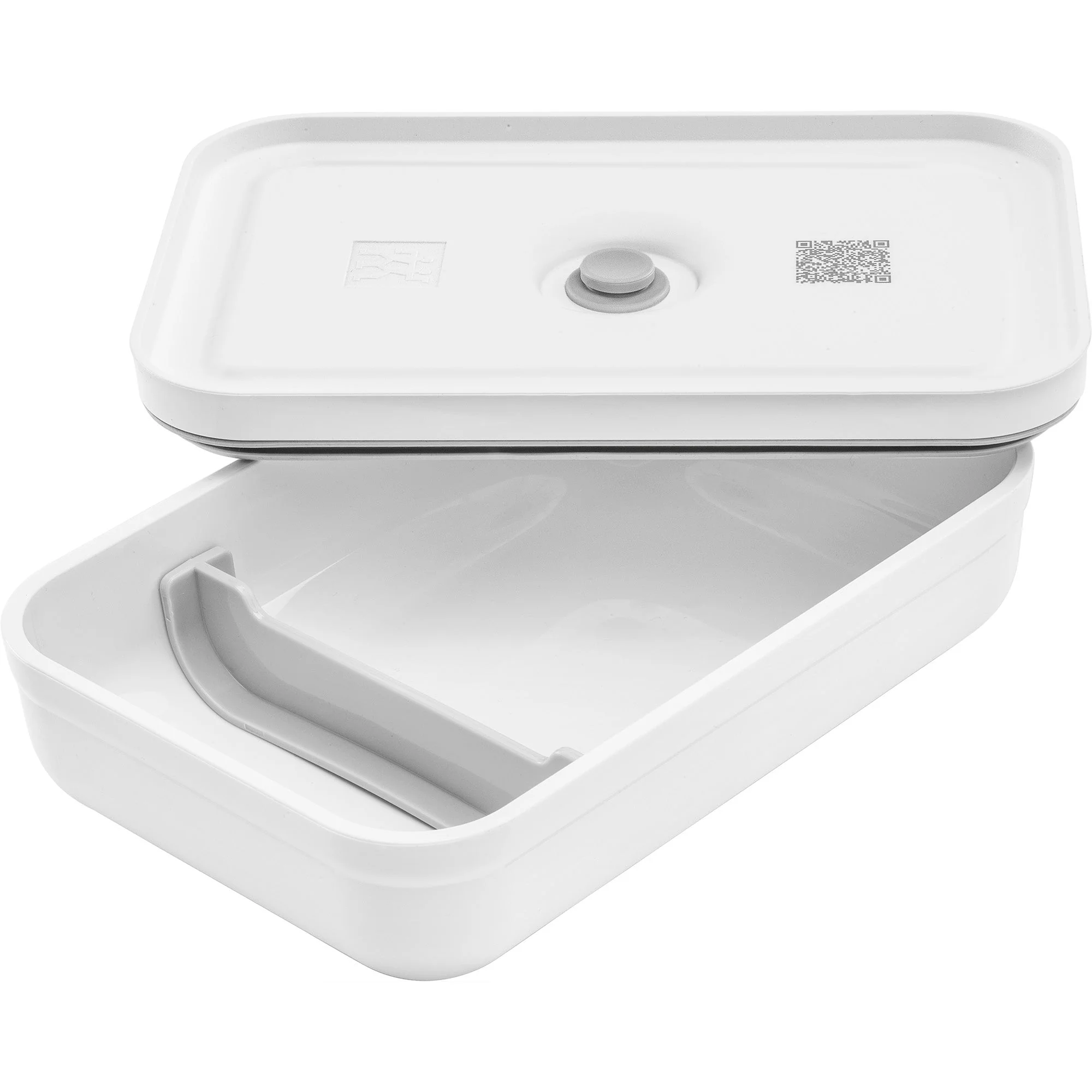 Zwilling Fresh & Save Plastic Flat Lunch Box, Airtight Food Storage Container, Meal Prep Container, BPA-Free, Grey - Large - Image 5