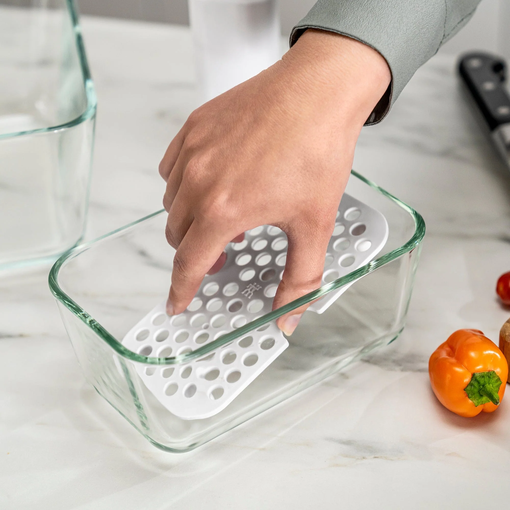 Zwilling Fresh & Save Set of 2 Drip Tray for Glass Boxes - Image 2