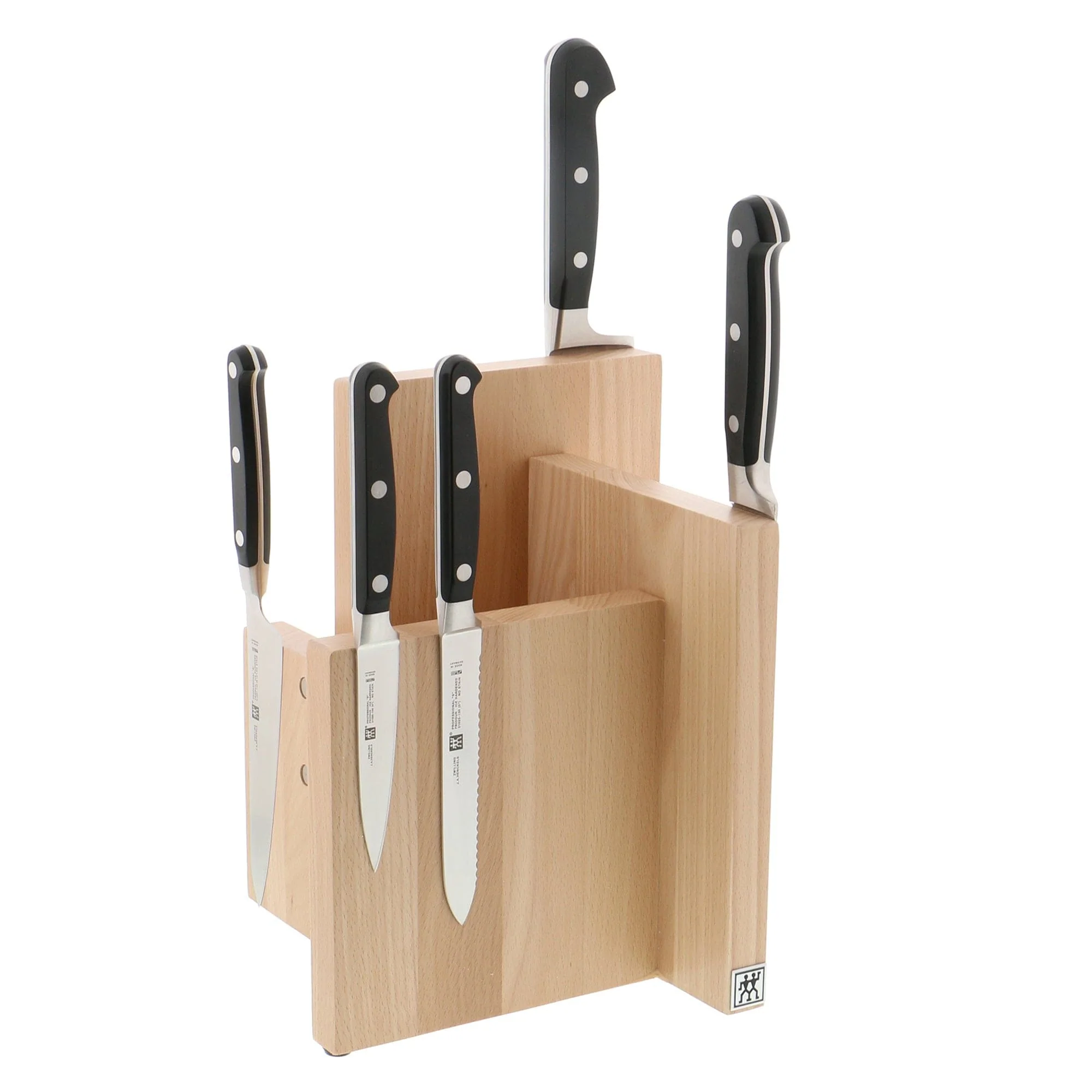 Zwilling Italian Square Magnetic Knife Block - Natural Beechwood - Image 2