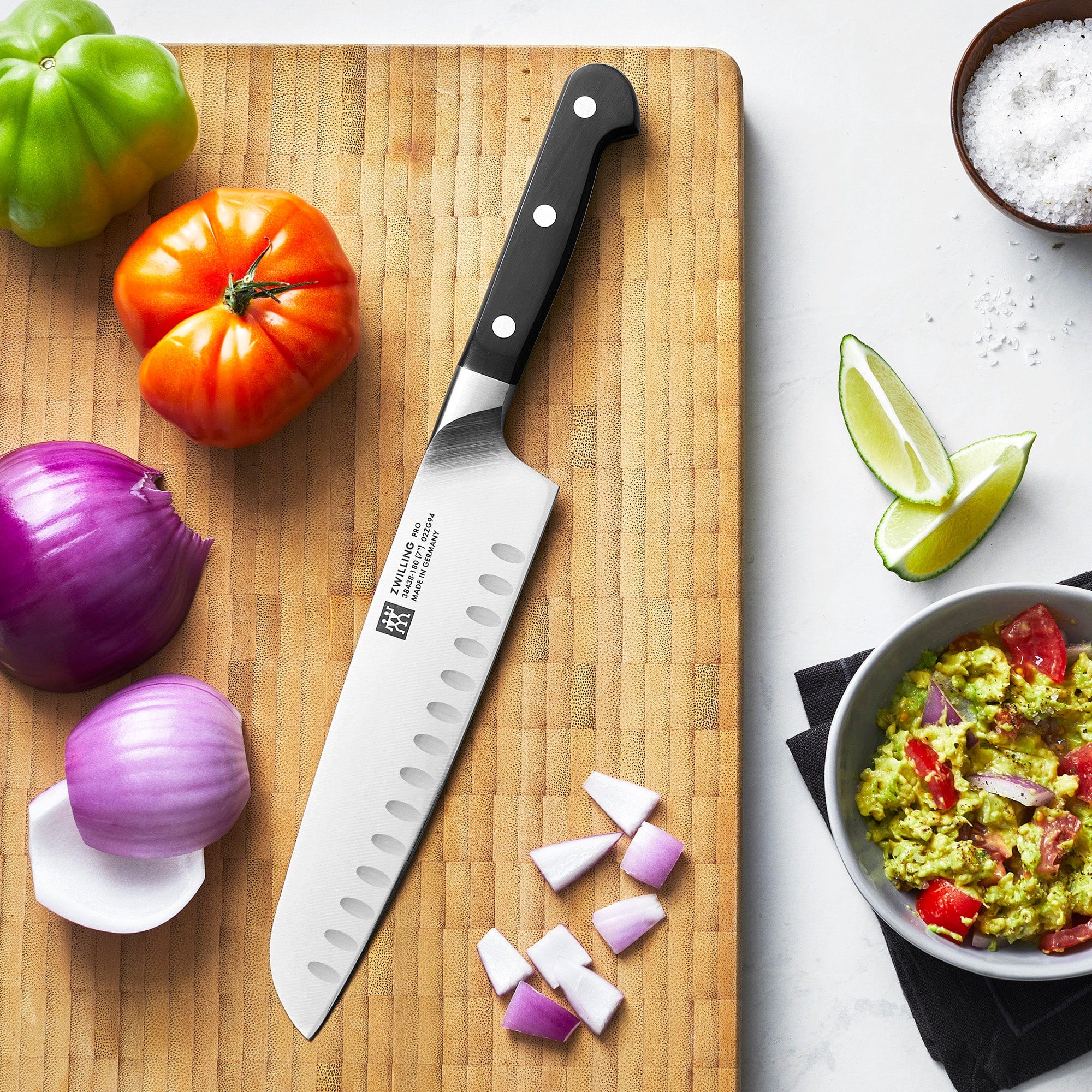 Zwilling Pro 7-inch Hollow Edge Santoku Knife - Image 2
