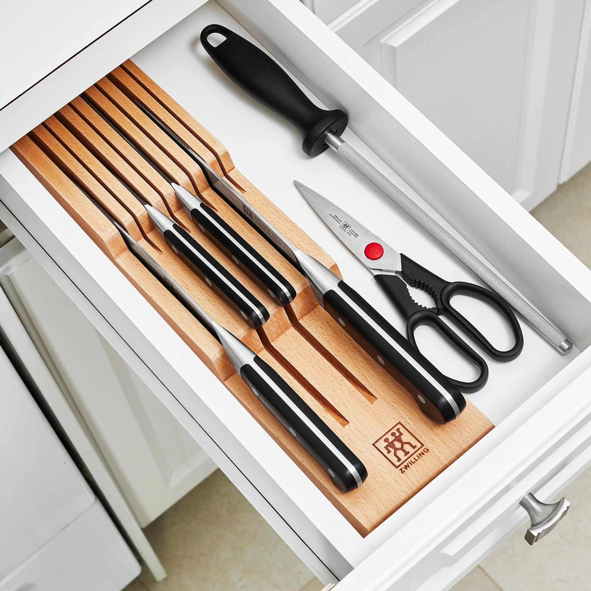 Zwilling Pro 7-pc Knife Block Set with In-Drawer Knife Tray - Image 3