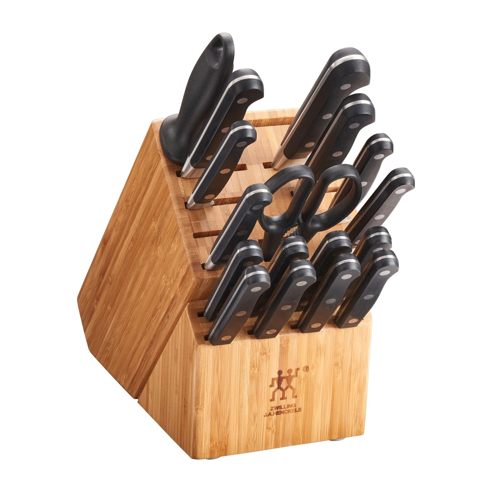 Zwilling Professional S 18-Piece Knife Block Set, Chef Knife, Serrated Utility Knife, Steak Knife Set, Black - Image 8