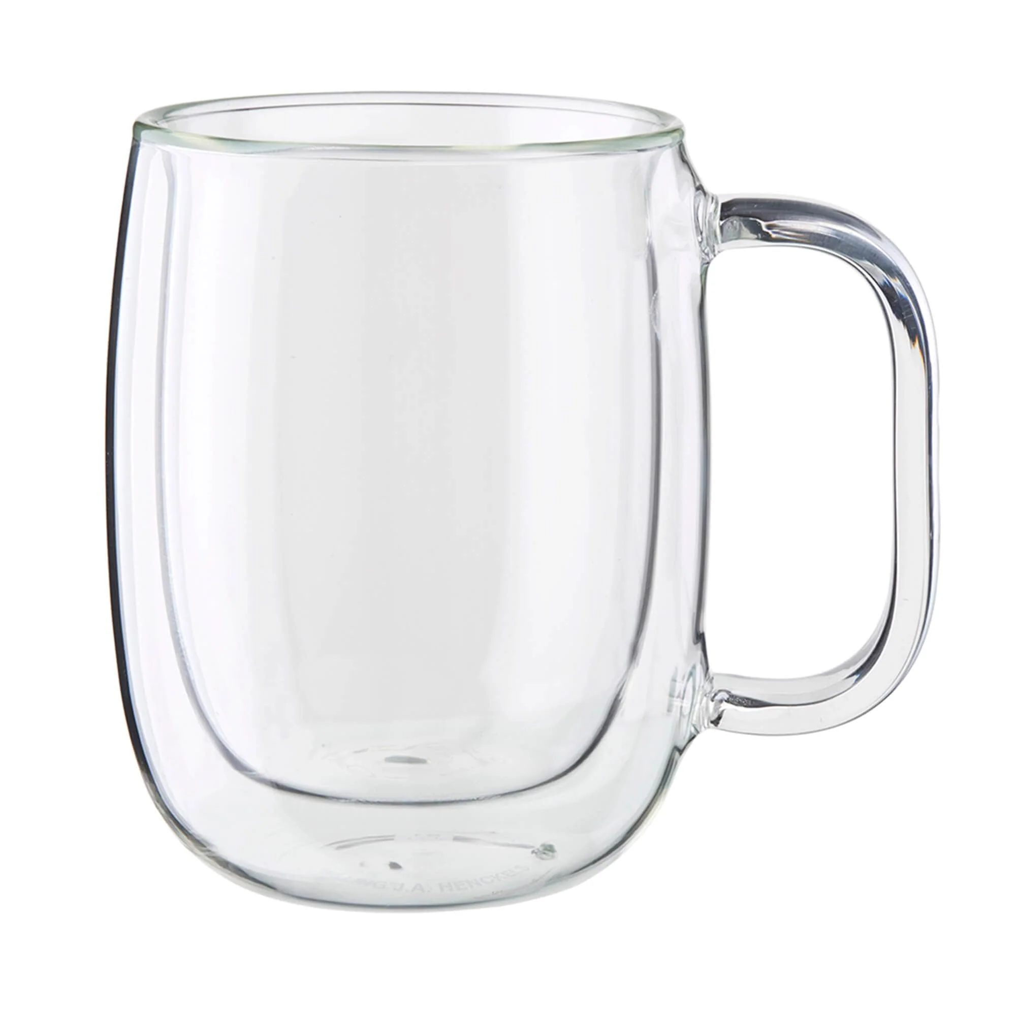 Zwilling Sorrento Plus 4-pc Double Wall Glass Coffee Mugs, Insulated Coffee Mug, Clear - Image 3
