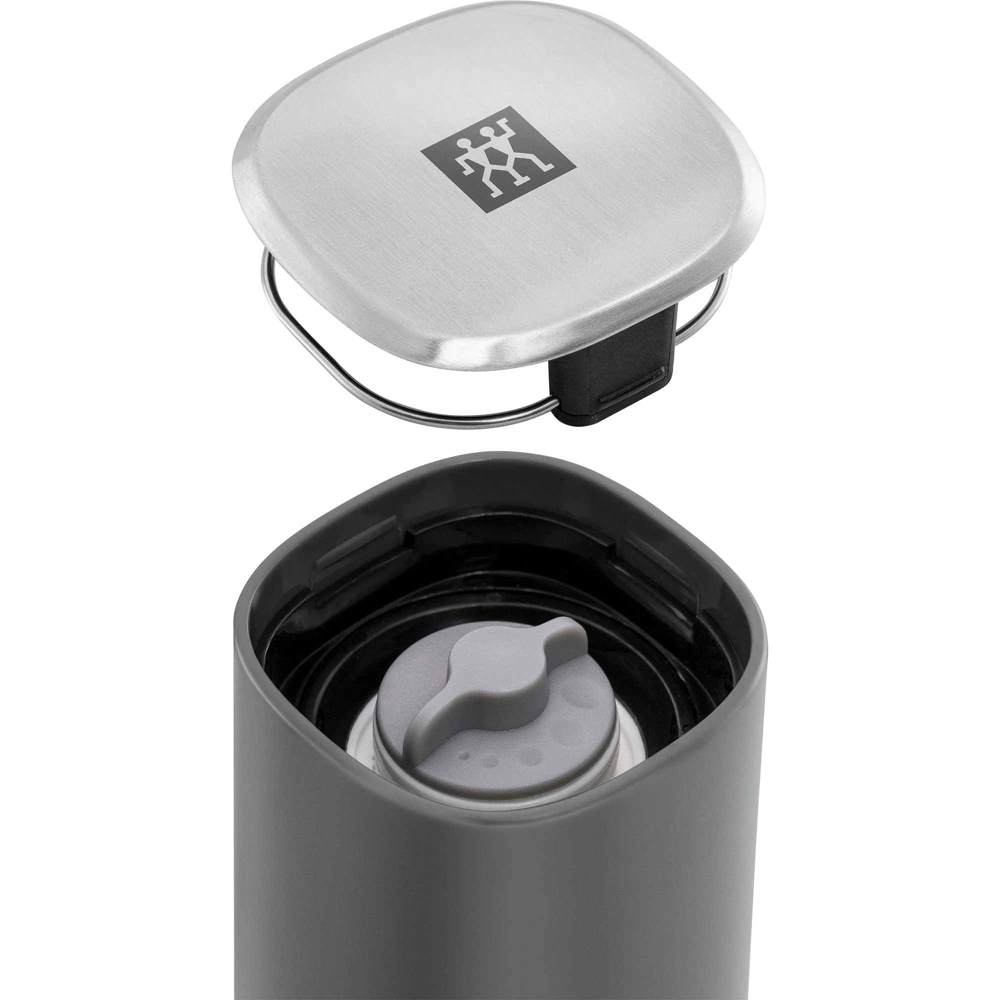 Zwilling Spices Upside-Down Manual Spice Mill, Grey - Image 2