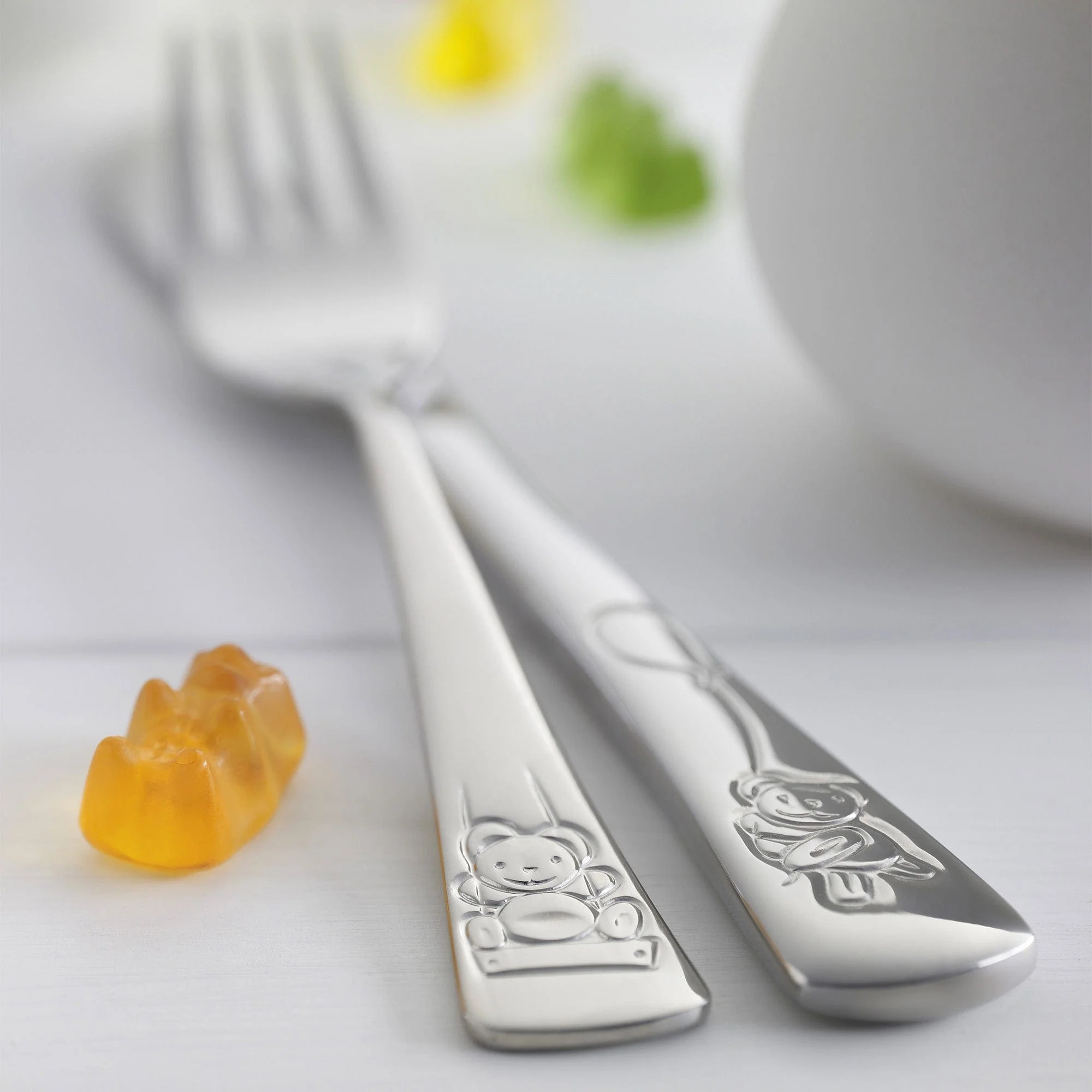 Zwilling Twin Kids Teddy 4-pc 18/10 Stainless Steel Flatware Set - Image 7