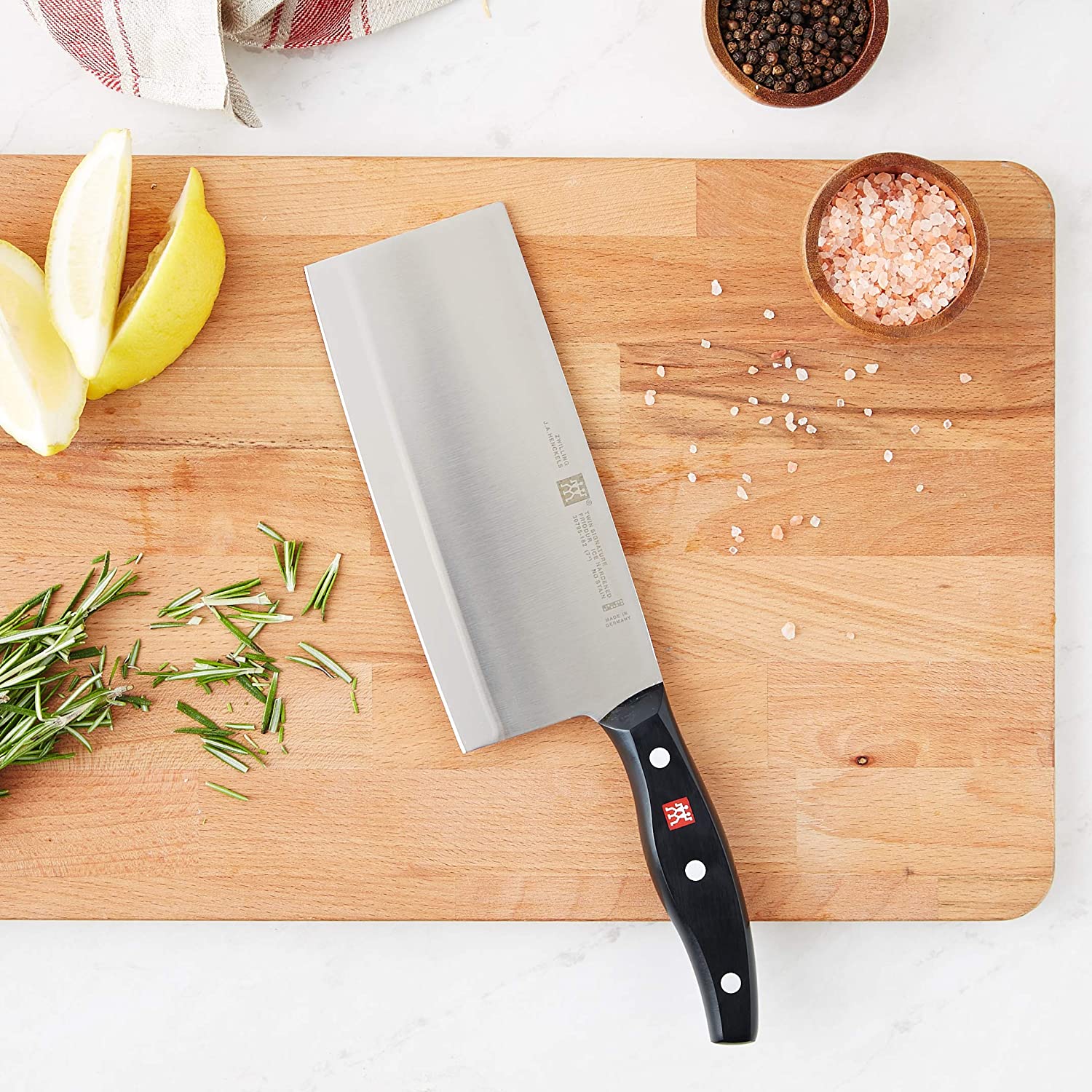 Zwilling Twin Signature 7-inch Chinese Chef's Knife/Vegetable Cleaver - Image 3